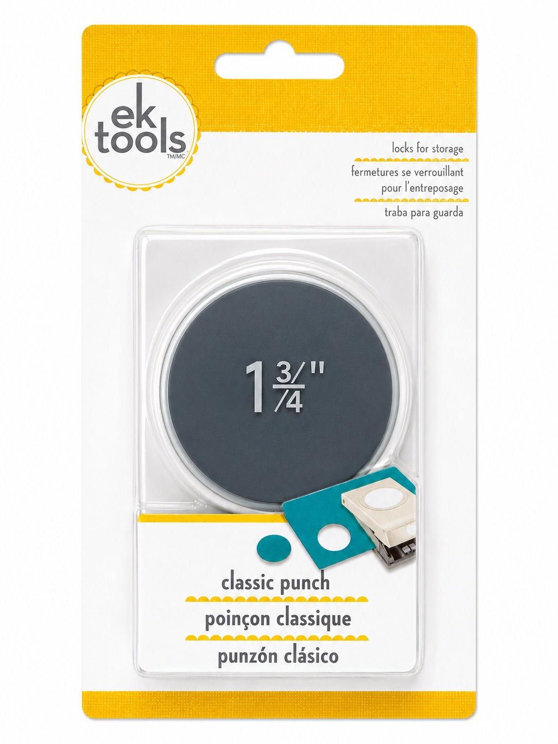 EK Tools Classic 1.75 Inch Circle Paper Punch Craft Tool 54-31002