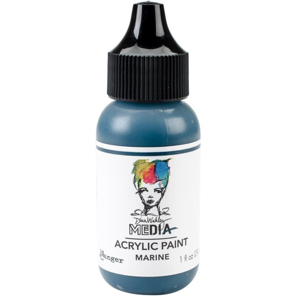Dina Wakley Media Acrylic Paint 1oz "Marine"
