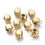 Thumbnail: 6x9mm Cube Stainless Steel Golden Tube Bails 10pcs
