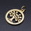 Thumbnail: Golden Stainless Steel Tree of Life Charms 18.5mm  5 Pieces