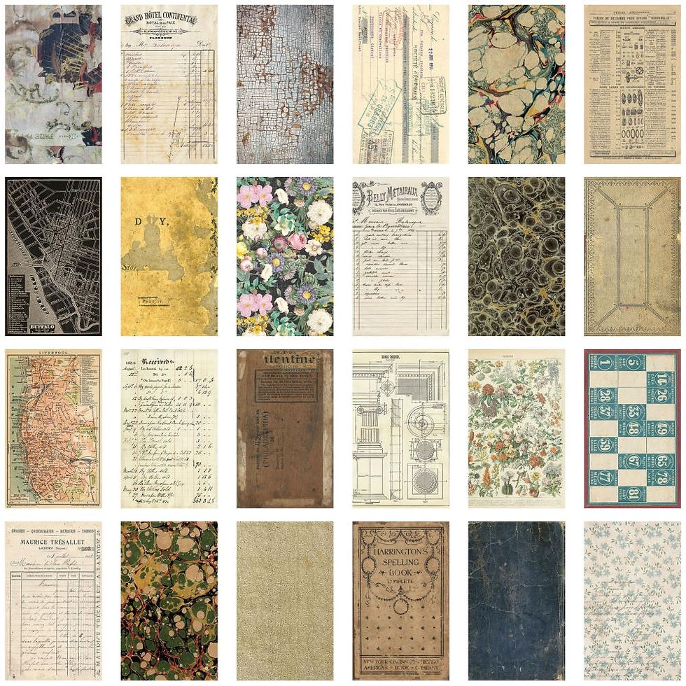 Thumbnail: Idea-Ology Backdrops Double-Sided Cardstock 6"X10" 24/Pkg Volume 2
