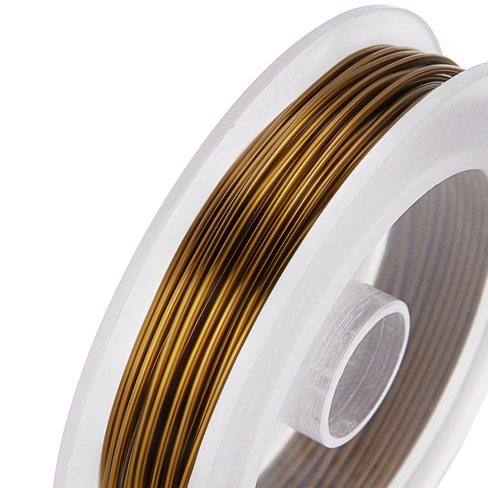 Thumbnail: 18-Gauge Tarnish Resistant Antique Bronze Wire, 33-Feet/11-Yard