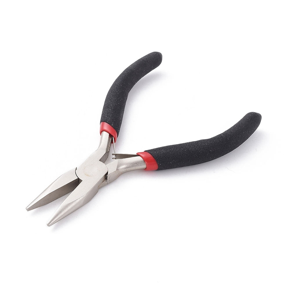 Thumbnail: Chain Nose Carbon Steel Jewellery Pliers 125mm