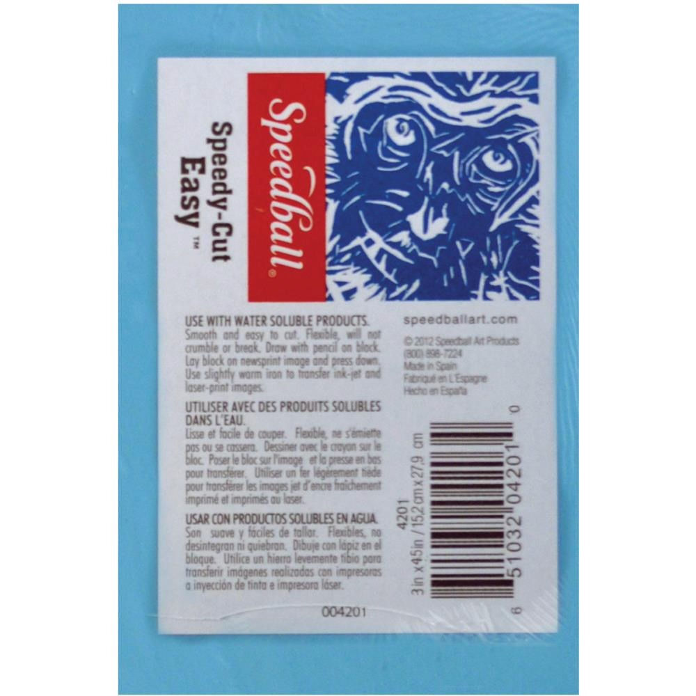 Speedball Speedy-Cut Easy Block for Stamp & Print 3x4.5"