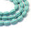 Thumbnail: 16X10MM Synthetic Turquoise Oval Beads 16.5' Strand
