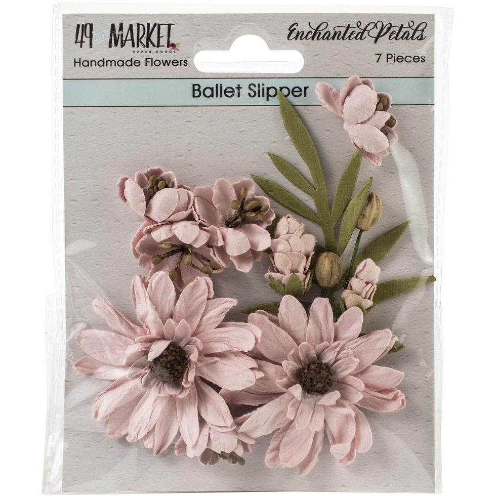 49 And Market Enchanted Petals 7 pcs "Ballet Slipper"