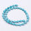 Thumbnail: 10x8MM Synthetic Turquoise Cross Beads 14.88' Strand