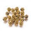 Thumbnail: 8mm Tibetan Style Antique Golden Melon Spacer Beads 20pcs