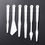 Thumbnail: Plastic Paint Scraper Knife Set, Art, Mixed Media Tools, Spatula,  6pcs