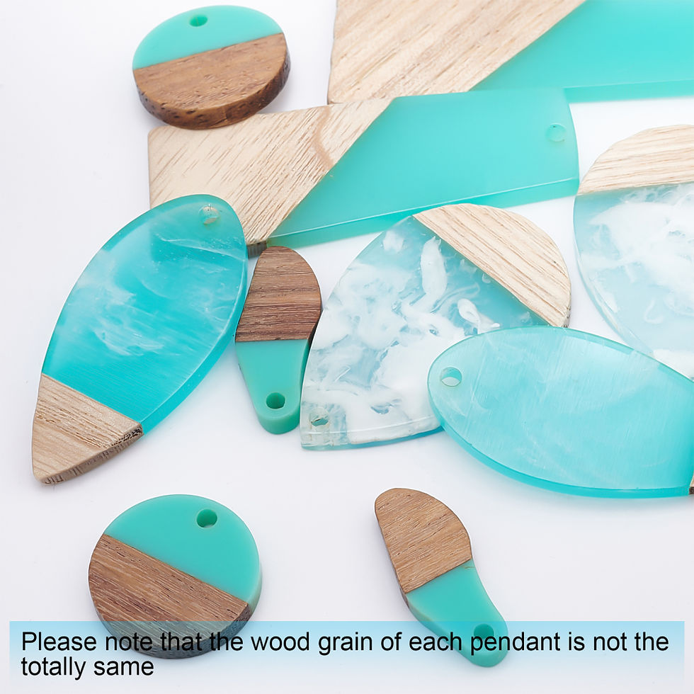 Thumbnail: Resin & Wood Pendant Earring Making Kit