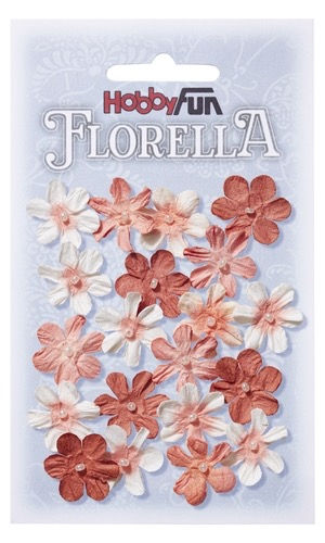 Hobby Fun Florella Mulberry Flowers 20 Pieces
