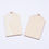 Thumbnail: Undyed Wood Tag Shaped Tags 10pcs