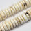 Thumbnail: 9-12x2-4mm Creamy White Magnesite Heishi Beads 16.5' Strand