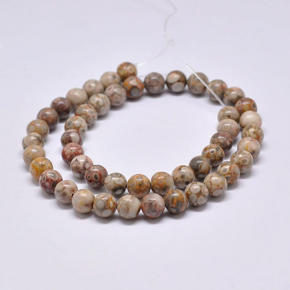 10mm Natural Maifanite Stone Semi Precious Gemstone Round Beads 15.5' S