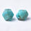 Thumbnail: Imitation Gemstone Turquoise Cube 11.5 x 10mm Acrylic Beads 50pc