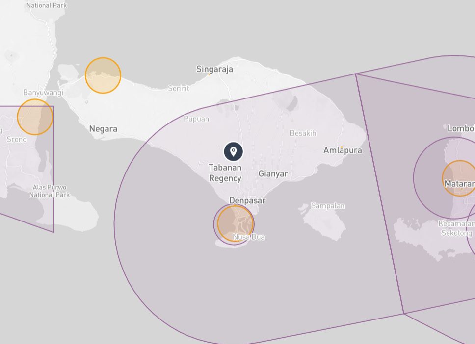 Bali Drone Map