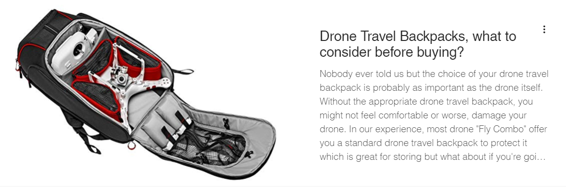 Drone Backpack Guide