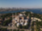 Aerial Photo of Hagia Sophia, Istanbul, Turkey