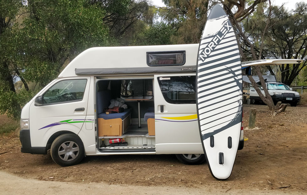 Mieten Sie mit Tasvanlife einen gruppenfreundlichen Campervan, um Tasmanien von Hobart aus zu erkunden