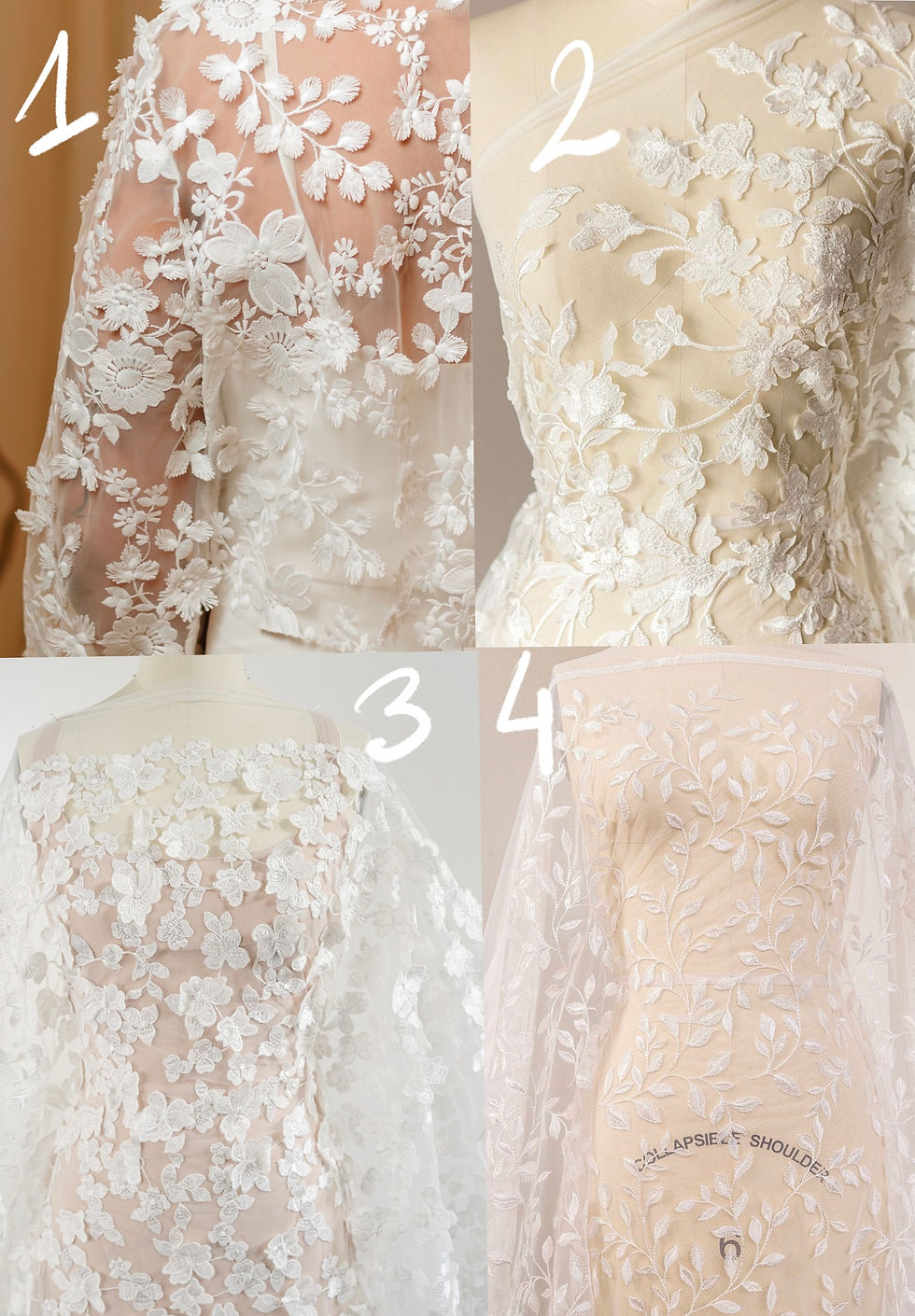 Miniature : Robe de mariée bohème fluide en mousseline, coupe portefeuille élégante et vaporeuse YBROWN