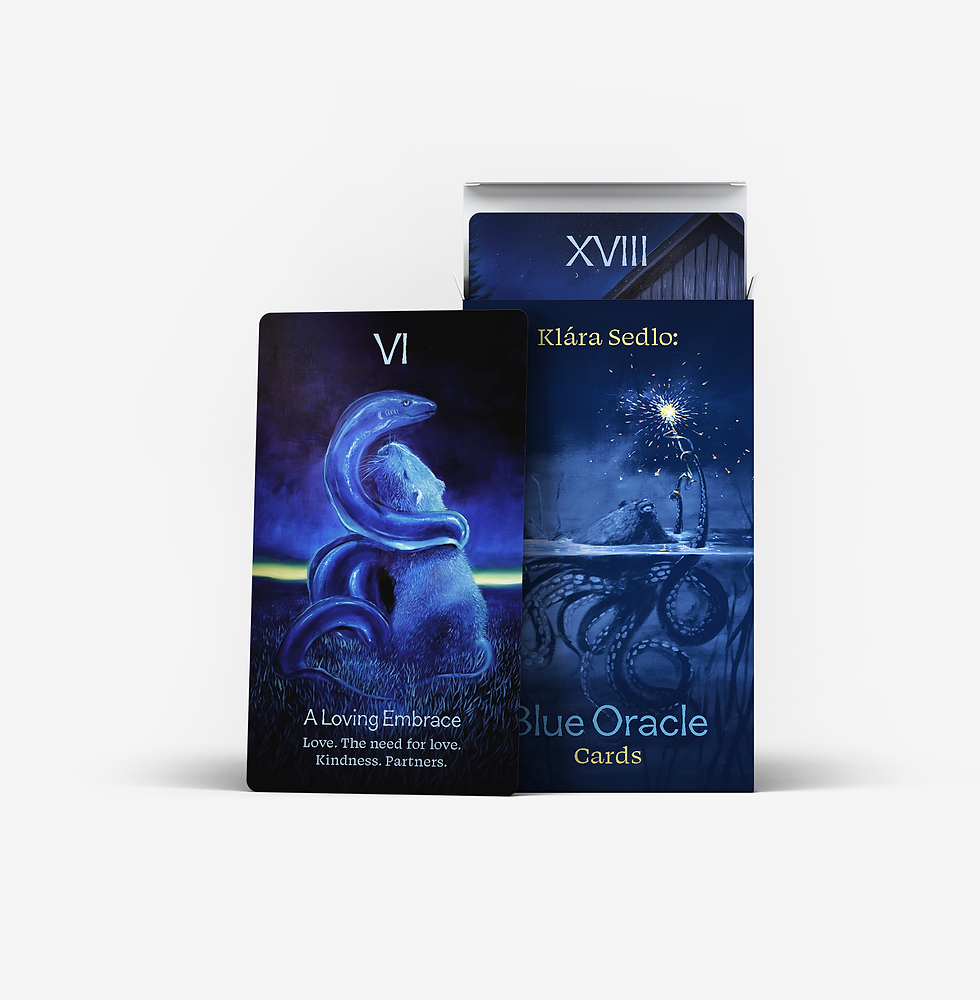 Klára Sedlo – Blue Oracle, ilustrační fotogragie