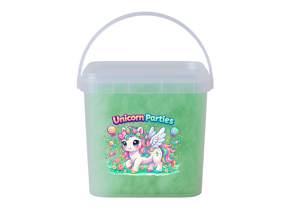 Thumbnail: Unicorn Parties Cotton Candy Bucket Bundle (Label 4)