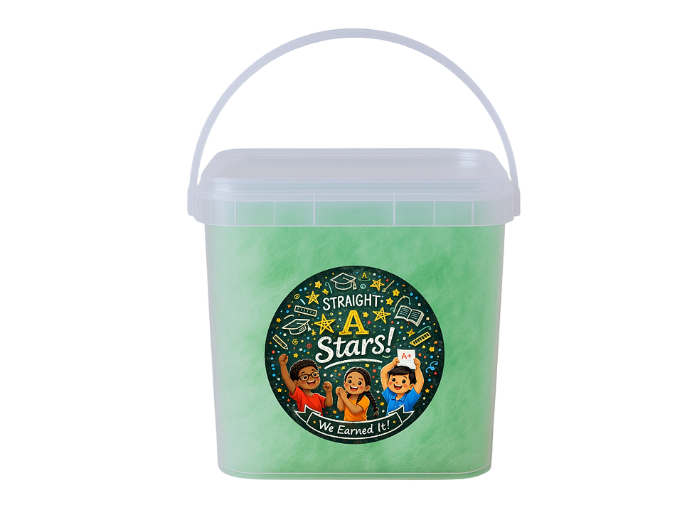 Thumbnail: Classroom Parties Cotton Candy Bucket Bundle (Label 3)