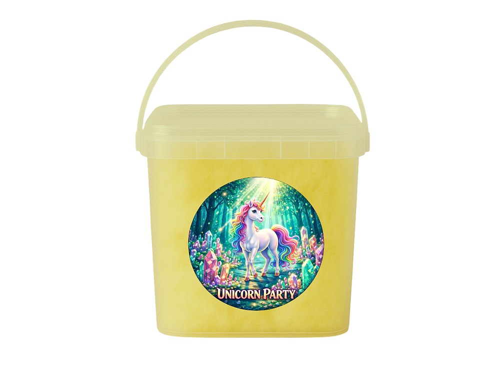 Thumbnail: Unicorn Parties Cotton Candy Bucket Bundle (Label 8)