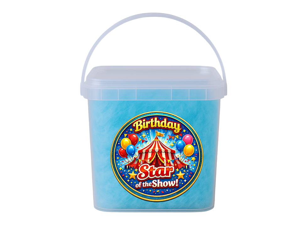 Thumbnail: Carnival Circus Parties Cotton Candy Bucket Bundle (Label 4)