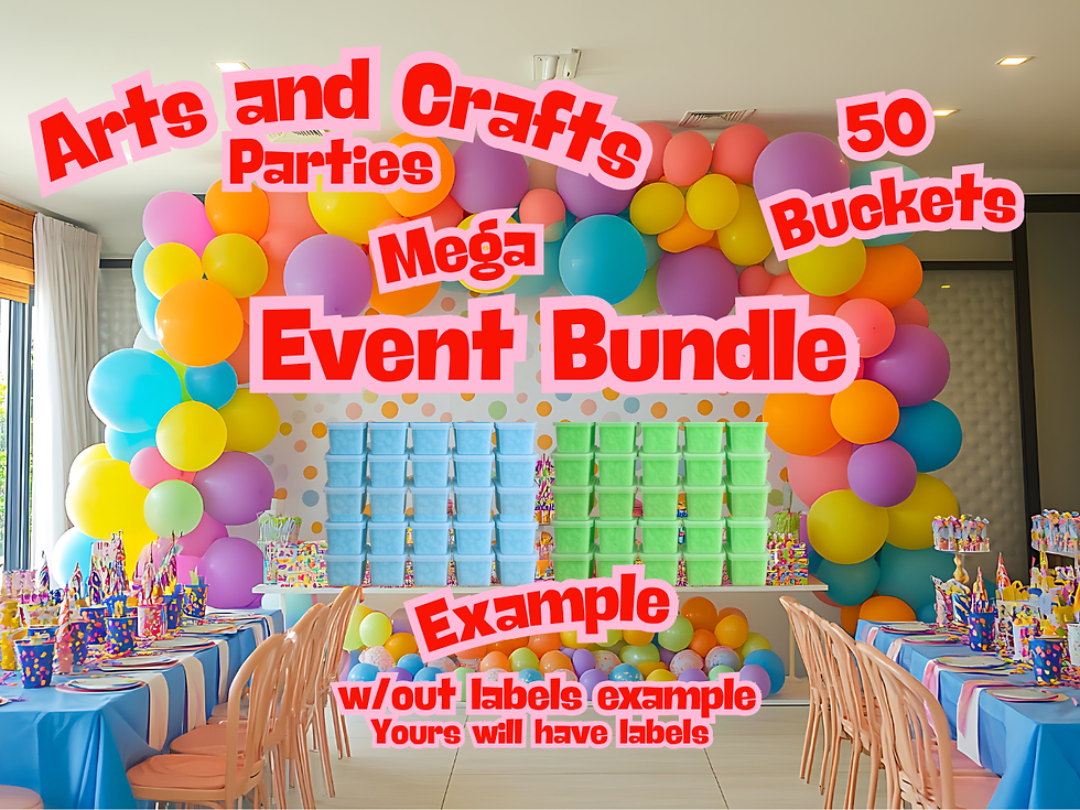 Thumbnail: Arts & Crafts Parties Cotton Candy Bucket Bundle