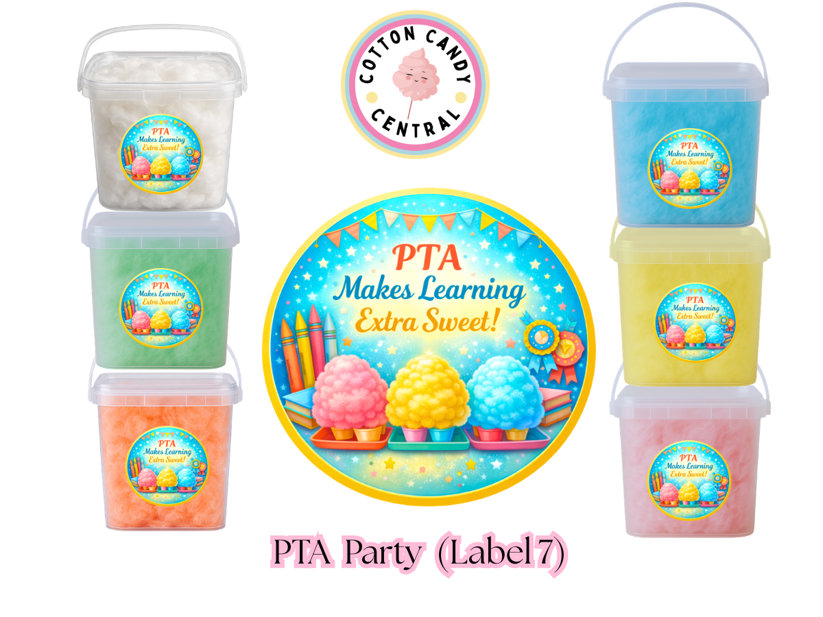 PTA Parties Cotton Candy Bucket Bundle (Label 7)