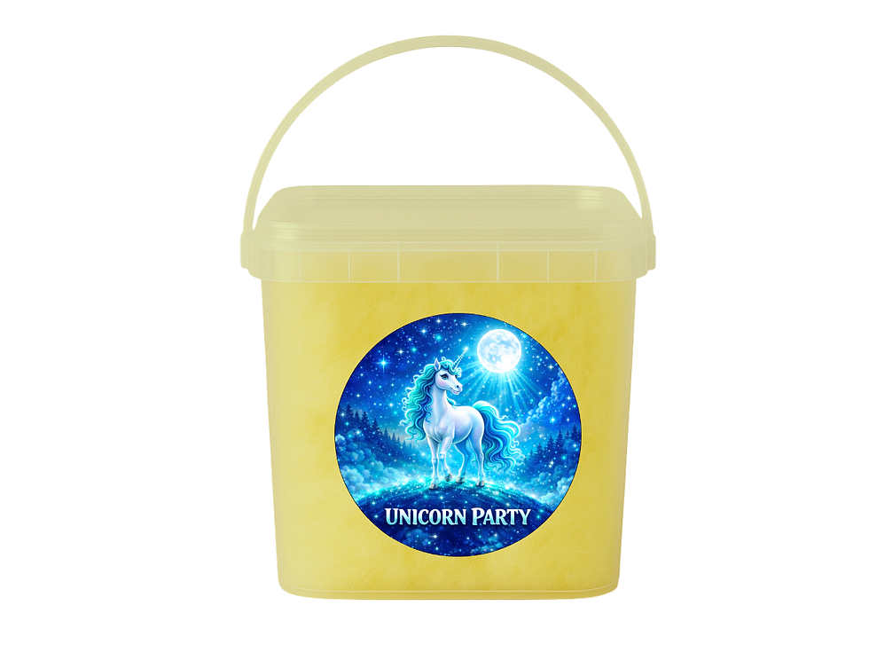 Thumbnail: Unicorn Parties Cotton Candy Bucket Bundle (Label 10)