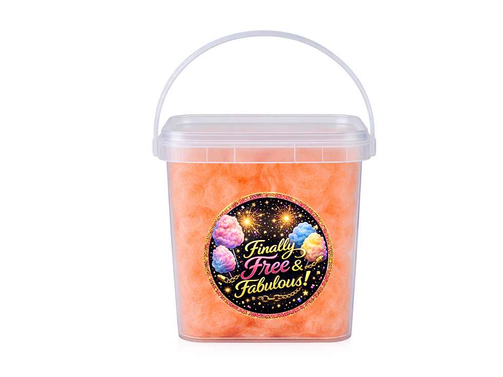 Thumbnail: Divorce / Break-up Parties Cotton Candy Bucket Bundles (Label 2)