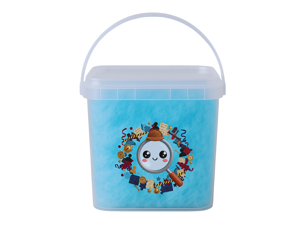 Thumbnail: Murder Mystery Parties Cotton Candy Bucket Bundles