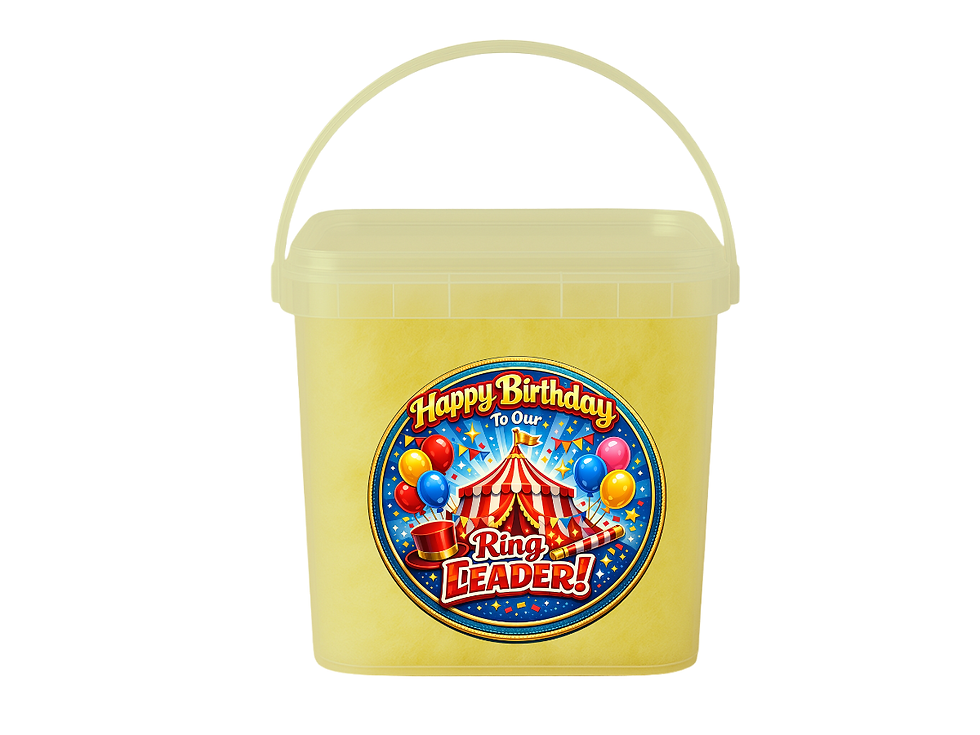 Thumbnail: Carnival Circus Parties Cotton Candy Bucket Bundle (Label 3)