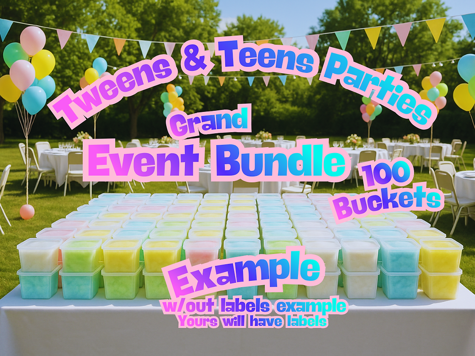 Thumbnail: Tweens and Teens Parties Cotton Candy Bucket Bundles