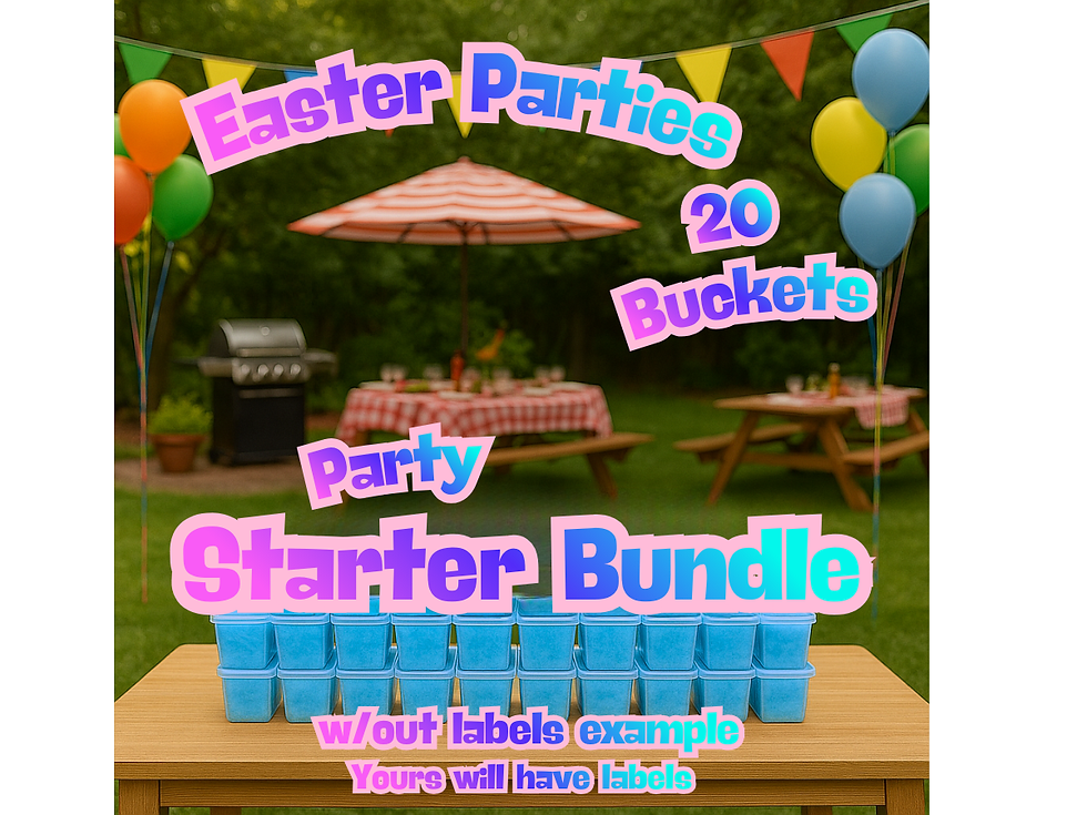 Thumbnail: Easter Parties Cotton Candy Bucket Bundles (Label 2)