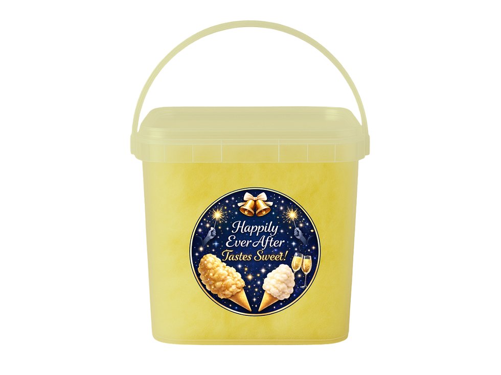 Thumbnail: Wedding Reception Cotton Candy Bucket Bundles (Label 4)