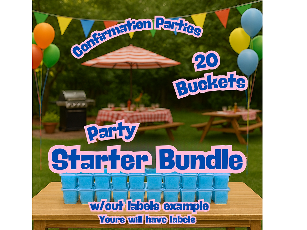 Thumbnail: Confirmation Parties Cotton Candy Bucket Bundles