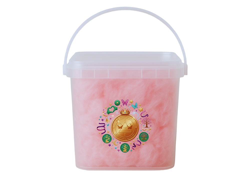 Thumbnail: Sobriety Milestone Parties Cotton Candy Bucket Bundles