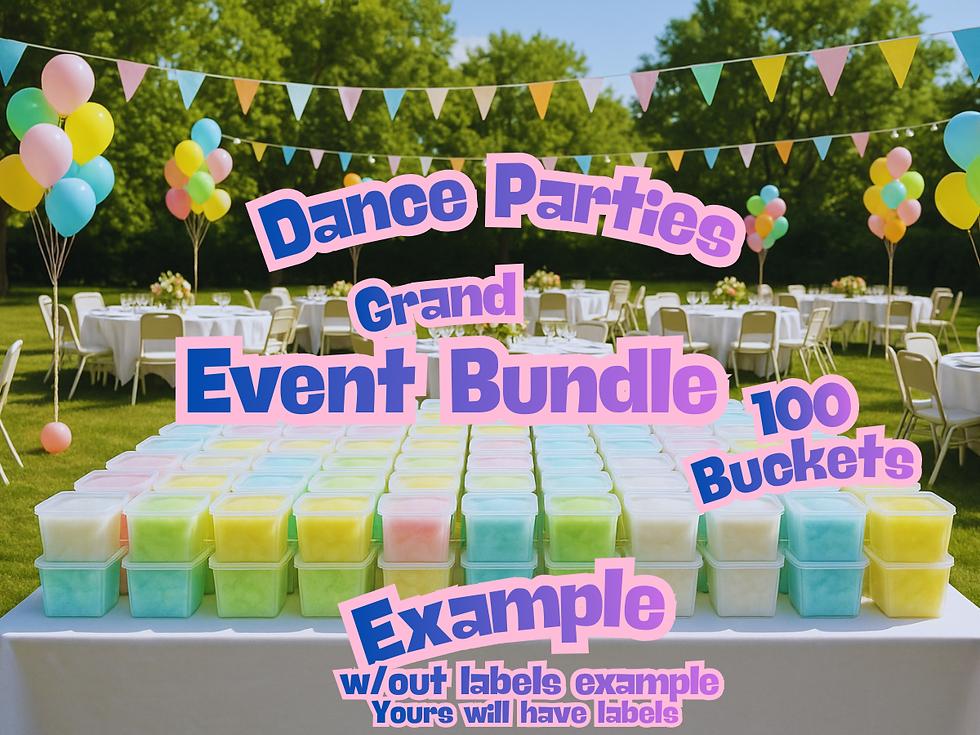Thumbnail: Dance Parties Cotton Candy Bucket Bundle (Label 6)