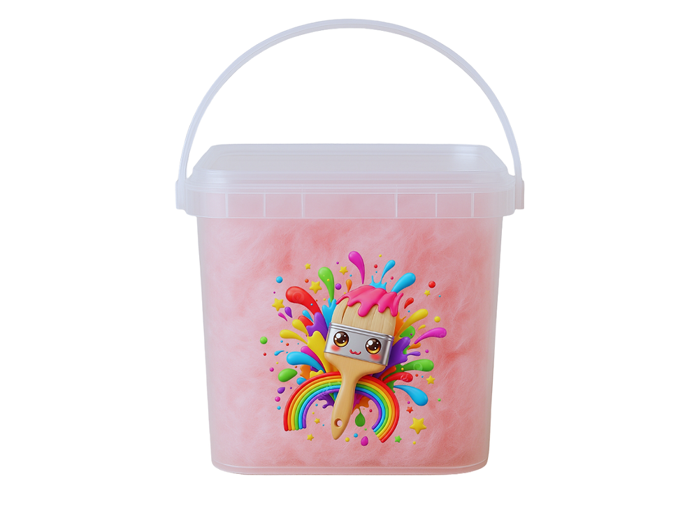 Thumbnail: Paint Splatter Parties Cotton Candy Bucket Bundles