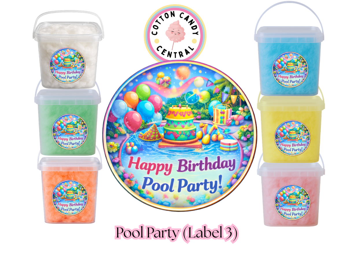 Pool Parties Cotton Candy Bucket Bundle (Label 3)