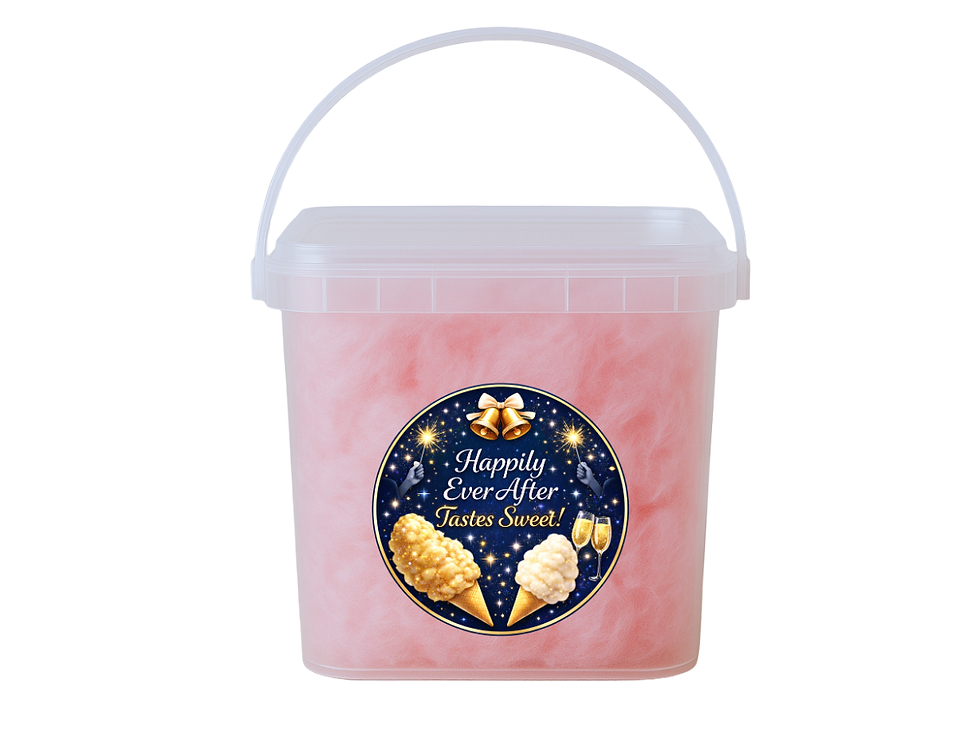 Thumbnail: Wedding Reception Cotton Candy Bucket Bundles (Label 4)