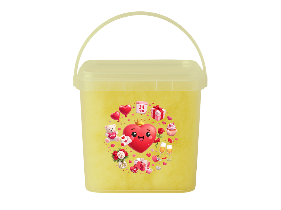 Thumbnail: Valentines Day Parties - Sweet Classic (Label 1) - Cotton Candy Bucket Bundles