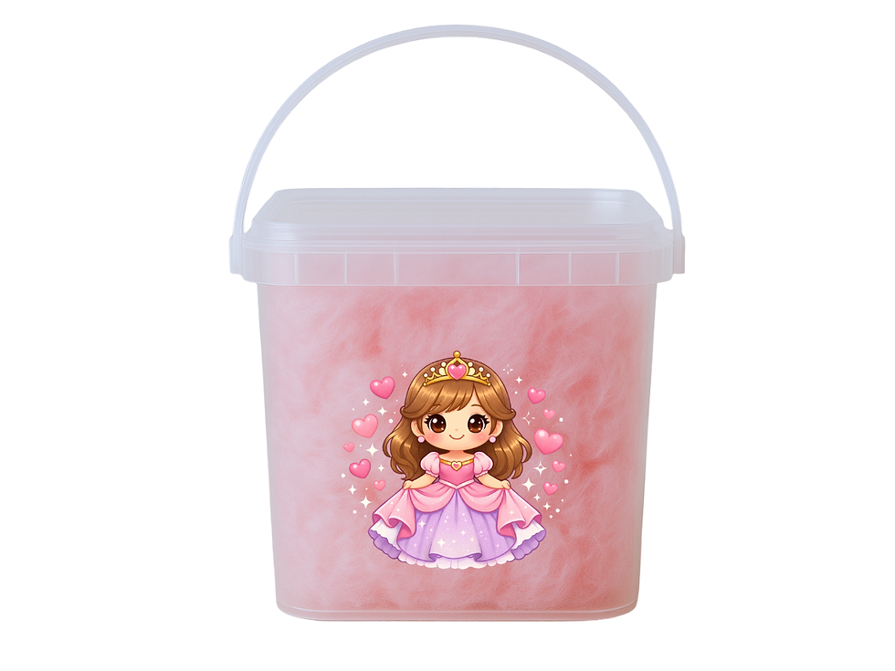 Thumbnail: Princess Parties Cotton Candy Bucket Bundle (Label 6)