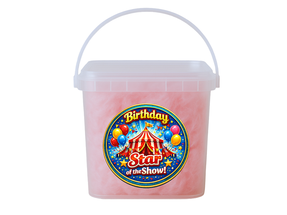 Thumbnail: Carnival Circus Parties Cotton Candy Bucket Bundle (Label 4)