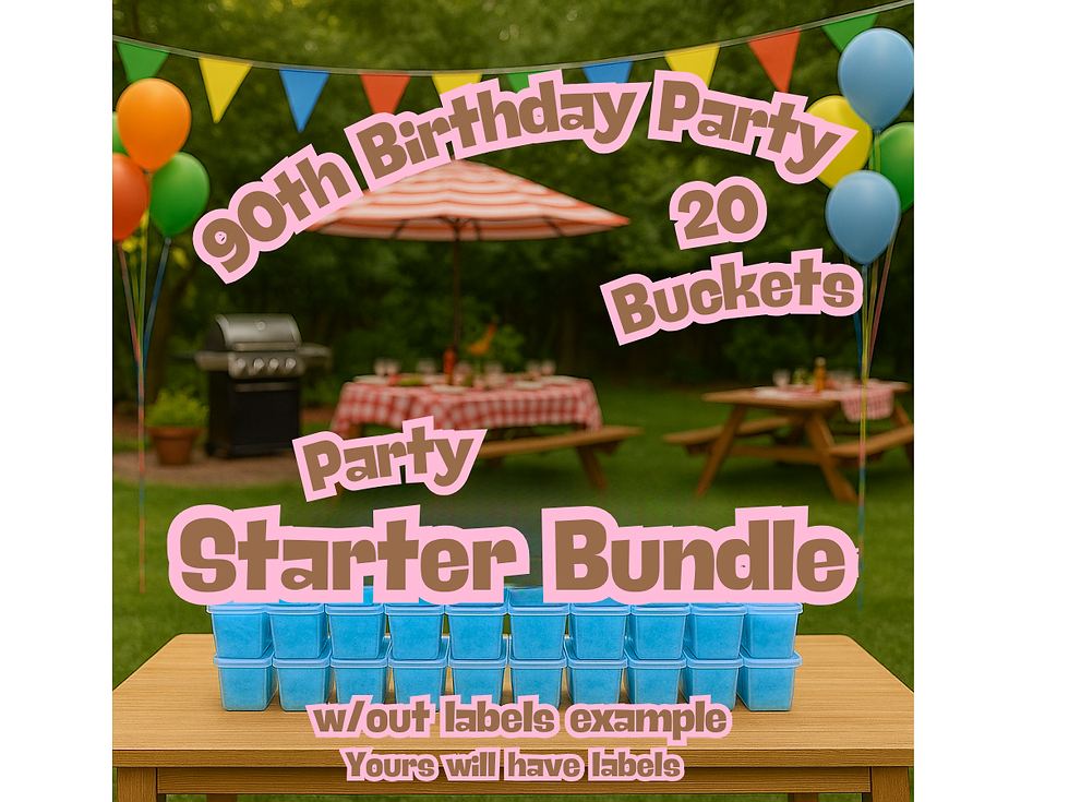 Thumbnail: 90th Birthday Parties Cotton Candy Bucket Bundles