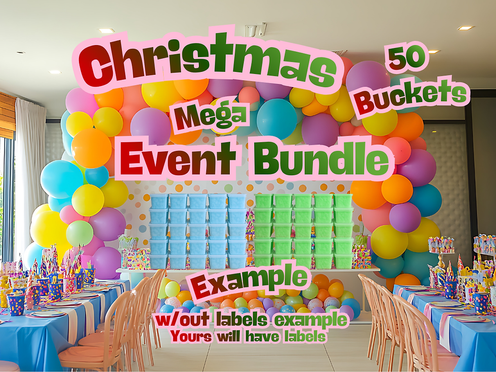 Thumbnail: Christmas Parties Cotton Candy Bucket Bundle