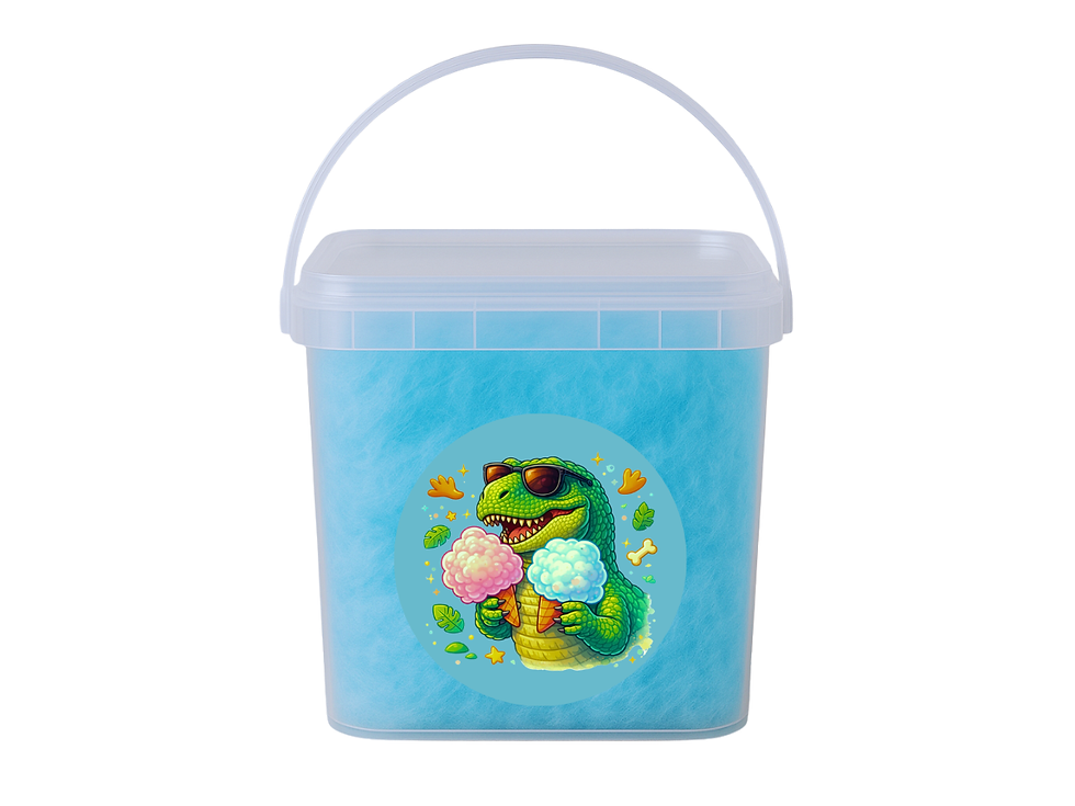Thumbnail: Dinosaur Parties (Label 2) Cotton Candy Bucket Bundle